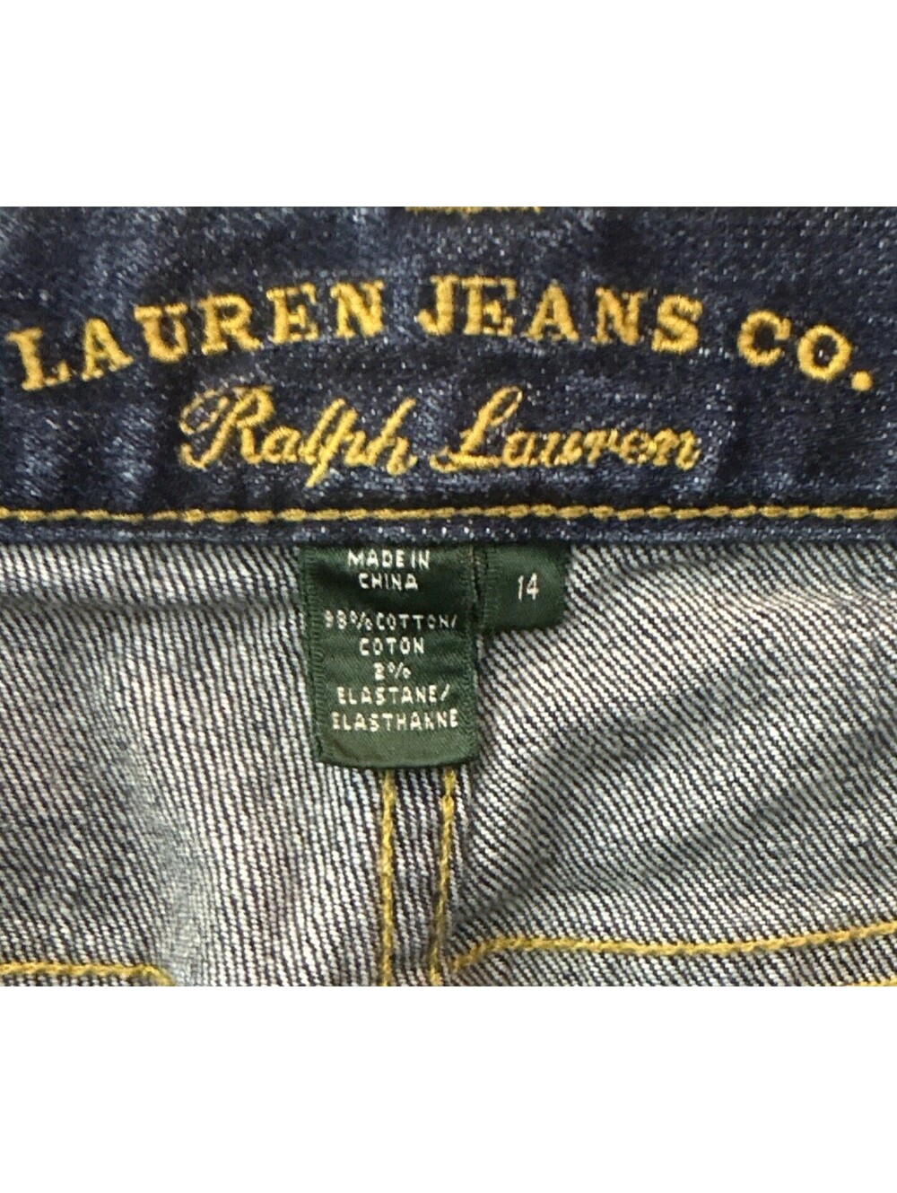 LRL Lauren Ralph Lauren Women's Shorts 14 Dark Pockets Excellent Condition - Picture 3 of 9